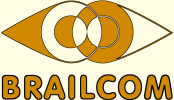 BRAILCOM, o.p.s. The logo of BRAILCOM